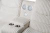 Picture of GRACEY 3/2 Seater Power Reclining Sofa Range with Bluetooth Speaker + USB & LED (Beige) 