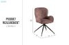 Picture of DUMBO 360° Swivel Dining Chair (Taupe)