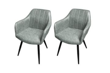 Picture of CAMILLE Arm Dining Chair (Green) - 2 Chairs in 1 Carton