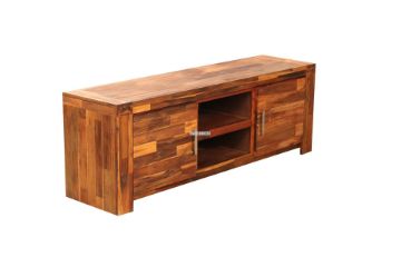 Picture of PHILIPPE 160/210 Acacia TV Unit (Rustic Java Colour)