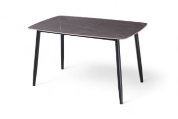 Picture of SAROTO 130 Sintered Stone Top Dining Table (Grey)