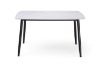 Picture of SAROTO 130 Sintered Stone Top 5PC Dining Set (White Table)