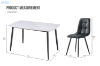 Picture of SAROTO 130 Sintered Stone Top 5PC Dining Set (White Table)