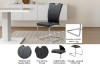 Picture of EDAN High Back Dining Chair with Powder Coating Base (Elegant Black) 
