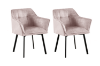 Picture of TAMPA Arm Dining Chair (Taupe) - 2 Chairs in 1 Carton