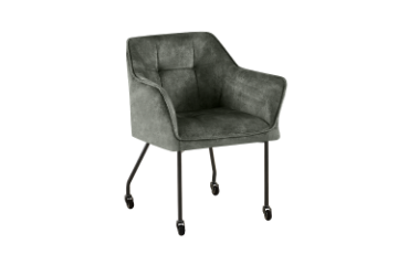 Picture of WANDA Versatile Armchair with Wheels (Green)