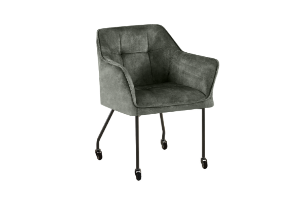 Picture of WANDA Versatile Armchair with Wheels (Green)