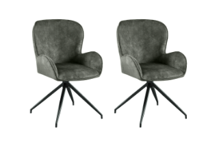 Picture of DUMBO 360° Swivel Dining Chair (Green) - 2 Chairs in 1 Carton