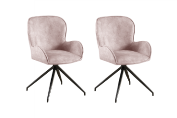 Picture of DUMBO 360° Swivel Dining Chair (Taupe) - 2 Chairs in 1 Carton