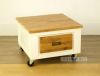 Picture of [FLOOR MODEL CLEARANCE]WHITE HORSE Acacia Side Table with Wheels