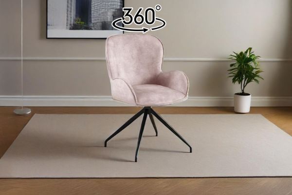 Picture of DUMBO 360° Swivel Dining Chair (Taupe) - Each