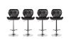 Picture of LIBBY Adjustable Swivel Gas Lift Bar Stool (Black) - Each