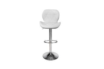 Picture of LIBBY Adjustable Swivel Gas Lift Bar Stool (White) - 4 Stools in 1 Carton