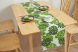 Picture of SINGLE-SIDED Printed Table Runner/Bed Runner in 3 Sizes (Monstera Leaves)