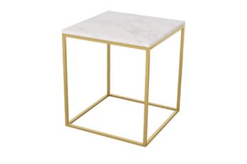 Picture of [FLOOR MODEL CLEARANCE]AYDAN Square Marble Top Side Table