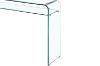 Picture of MURANO 110 Bent Glass Hall Table with Shelf