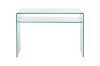 Picture of MURANO 110 Bent Glass Hall Table with Shelf