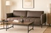 Picture of BARTLET Air Leather 3 Seater Sofa (Chocolate)