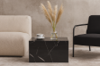 Picture of DELRAY 57cm Sintered Stone Coffee Table (Gloss Black)