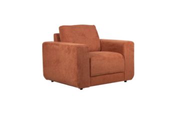 Picture of PALMERS CHENILLE Armchair (Orange)