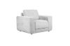 Picture of PALMERS CHENILLE 1 Seater Sofa (Light Grey)
