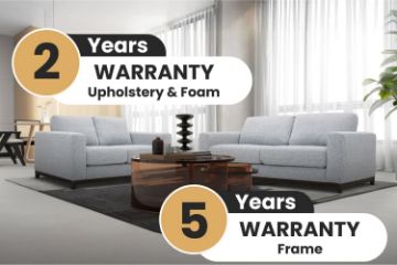Picture of SIESTA 3/2 Seater Fabric Sofa Range (Sandstone)