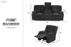 Picture of RUDGE Manual Recliner Multifunctional Sofa Range with Charger & Reading Light 