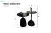Picture of HIDA GOBLET Shaped Nesting Table Set (Black)