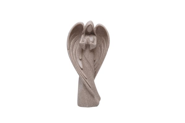 Picture of Guardian Angel H21 Sandstone-Look Figurine - Angel B