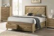 Picture of MERMAID Upholstered Bed Frame with Storage in Queen Size