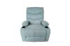 Picture of MALLIN 360° Swivel Manual Recliner Rocking Lounge Chair with Dual Cup Holders (Light Blue)