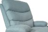 Picture of MALLIN 360° Swivel Manual Recliner Rocking Lounge Chair with Dual Cup Holders (Light Blue)