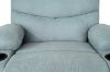 Picture of MALLIN 360° Swivel Manual Recliner Rocking Lounge Chair with Dual Cup Holders (Light Blue)