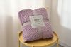Picture of Soft Pineapple Grid Blanket (150x200) - Mauve