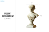 Picture of 374-005 Greece Goddess Bust Statue Classical Character Sculpture Resin Craftwork (13cmx23cm)