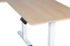Picture of NEXUS 160 L-Shaped Electric Height-Adjustable Standing Desk with LED Display and USB Charging Port (Oak)