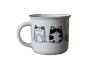 Picture of 323-026 Various Pattern Ceramic Coffee Mug (360ml)