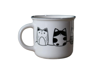 Picture of 323-026 Various Pattern Ceramic Coffee Mug (360ml)