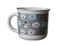 Picture of 323-026 Various Pattern Ceramic Coffee Mug (360ml)