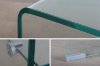 Picture of MURANO 110 Bent Glass Hall Table with Shelf