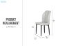 Picture of MIKASA 120 Sintered Stone Top 5PC Dining Set (Grey Table)