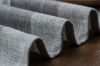 Picture of Jacquard Geometric Pattern Table Runner/Bed Runner in 2 Sizes (Grey)