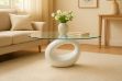 Picture of JUPITER Fiber Glass Coffee Table (White)