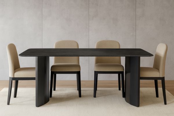 Picture of EDWARD 180 Dining Table with Stone Top