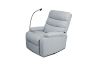 Picture of OLIVIO 360° Swivel Manual Recliner Lounge Chair With Mobile Holder (Grey)