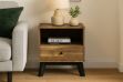 Picture of CALLA 1-Drawer Solid Acacia Wood Side Table