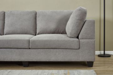Picture of LIBERTY Sectional Fabric Sofa (Light Grey)