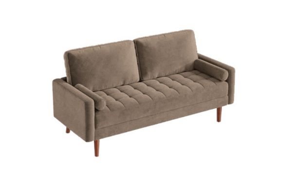 Picture of HAROLD Fabric  3 Seater Sofa (Brown)