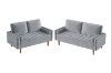Picture of HAROLD 3/2 Seater Fabric Sofa Range (Light Grey)