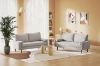 Picture of HAROLD 3/2 Seater Fabric Sofa Range (Beige) 